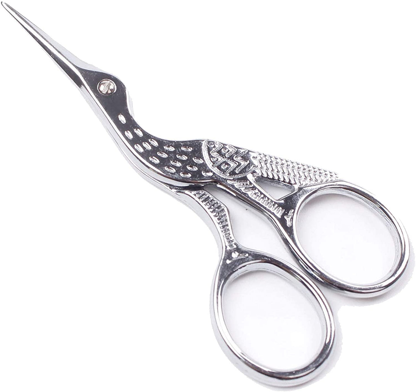 High Quality Durable Stainless Steel Embroidery Scissors Nail Art Stork Crane Bird Scissors Cutters Tools Gold Sewing Handcraft