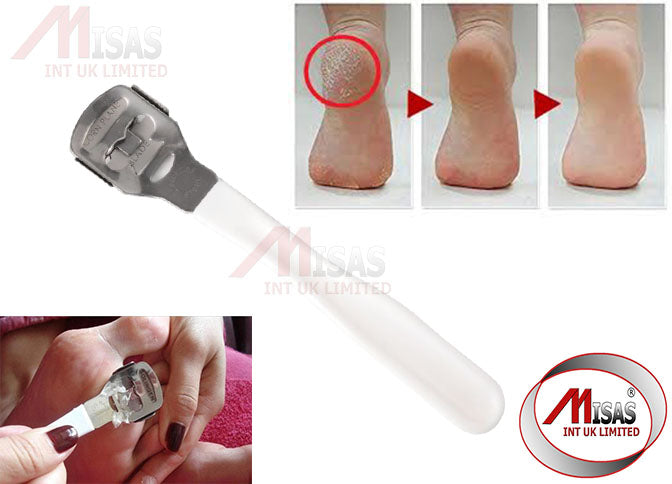 CALLUS REMOVER Hard Dead Skin CORN Cutter Shaver Pedicure FOOT TOOL + 10 BLADES