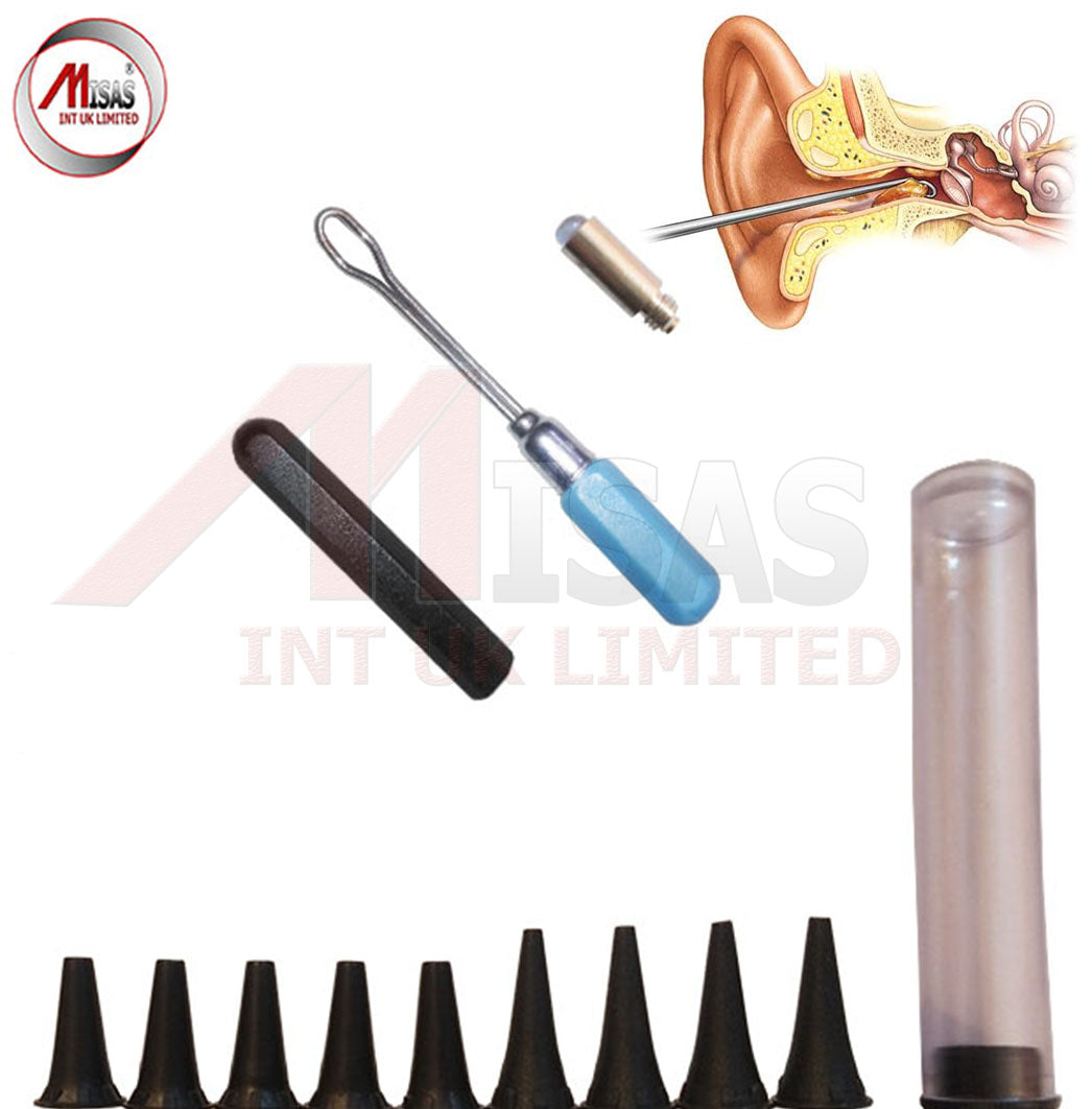 Purple Mini Otoscope Pocket Fiber Optic Medical Diagnostic NHS CE Approved