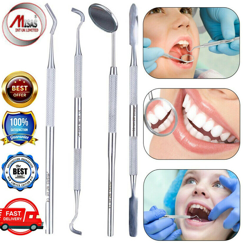 Dental Tooth Cleaning Kit Dentist Scraper Pick Tool Calculus Plaque Flos Remover