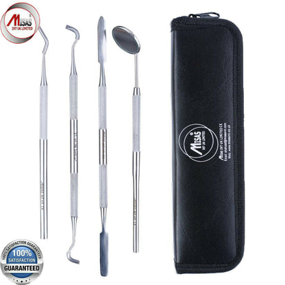 Dental Tooth Cleaning Kit Dentist Scraper Pick Tool Calculus Plaque Flos Remover