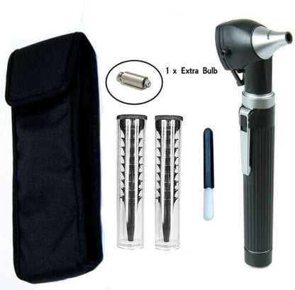 Mini Otoscope Pocket Fiber Optic Medical Diagnostic NHS GP CE Approve