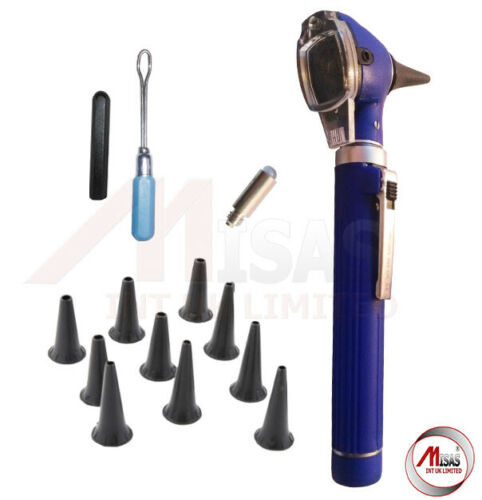 Otoscope Ophthalmoscope Opthalmoscope LED F.O ENT Diagnostic Examination Set