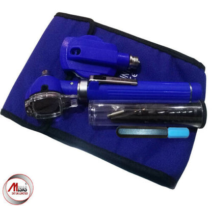 Otoscope Ophthalmoscope Opthalmoscope LED F.O ENT Diagnostic Examination Set