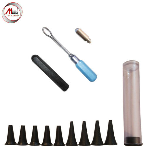 Otoscope Ophthalmoscope Opthalmoscope LED F.O ENT Diagnostic Examination Set