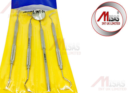 MISAS Hygienist Therapist scalers Tartar Calculus Remover Set Dental Tools 4 Pcs